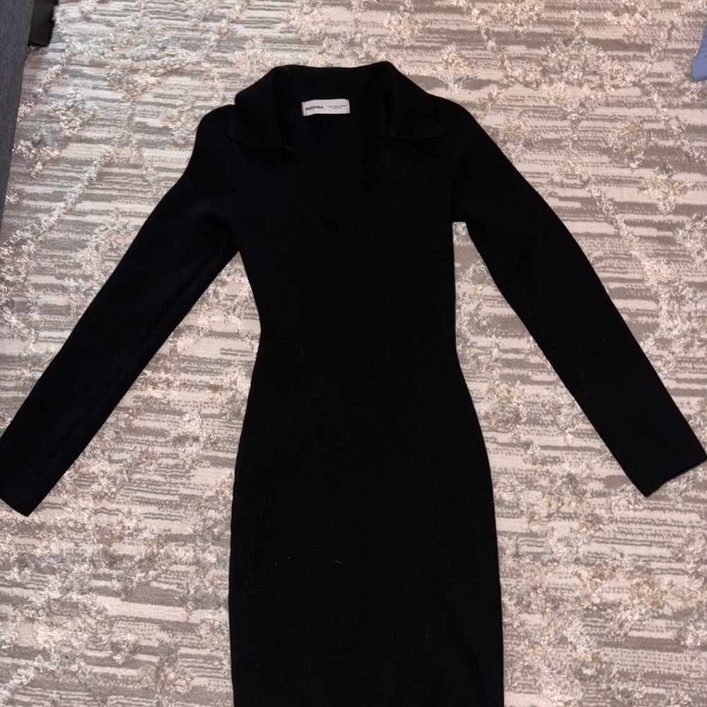 Bershka Black Mini Dress